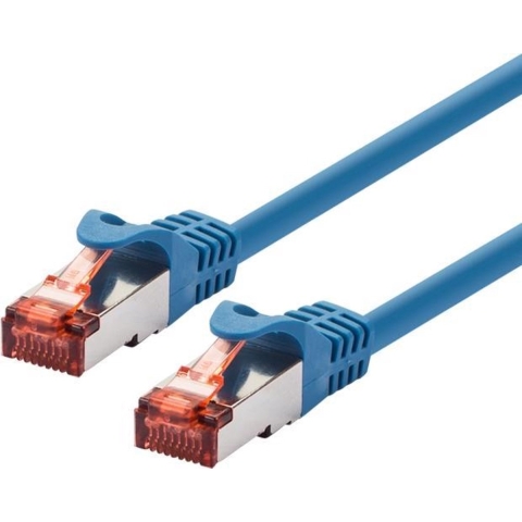 LOGON TCF66F500B netwerkkabel 50 m Cat6a F/UTP (FTP) Blauw
