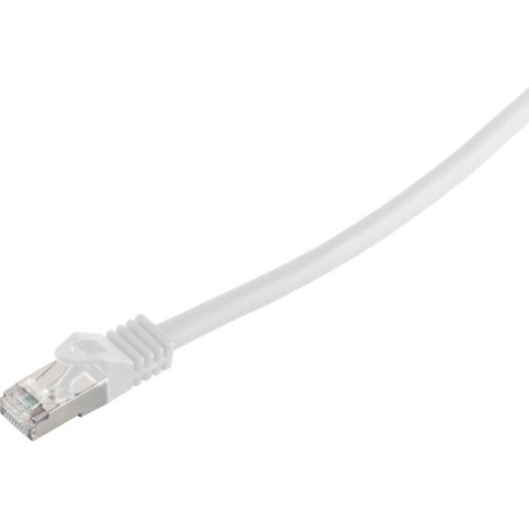 S-Impuls S/FTP CAT7 10 Gigabit netwerkkabel / wit - LSZH - 30 meter