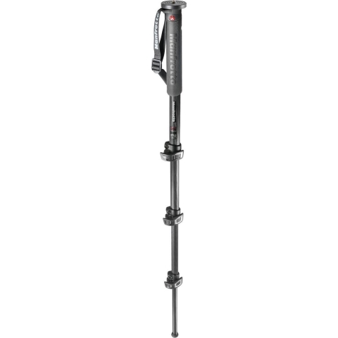 Manfrotto MPMXPROC4 cameramonopod Koolstofvezel 1/4, 3/8'' Zwart