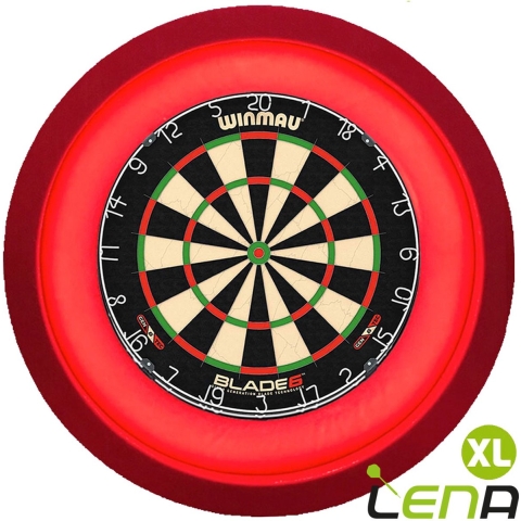 LENA Dartbordverlichting Deluxe XL (Rood )