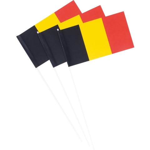 Vlaggetjes België van papier 500 stuks