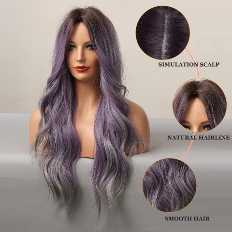 Vrouwen Natuurlijke Kijken Synthetische Pruiken - Women's Wigs-60,96 x 55,88 x 55,88 cm; 340 gram