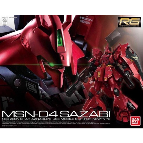 MSN-04 Sazabi RG 1/144 - Gundam Bandai Gunpla
