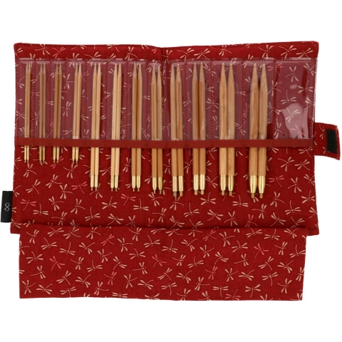 Seeknit Koshitsu verwis. rondbreinaaldenset STD rood.