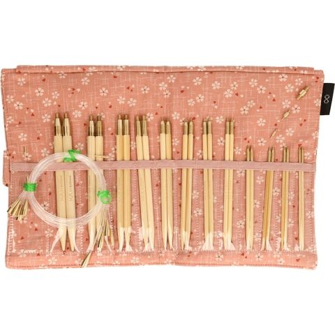 Seeknit Shirotake verw. rondbreinaaldenset STD roze.
