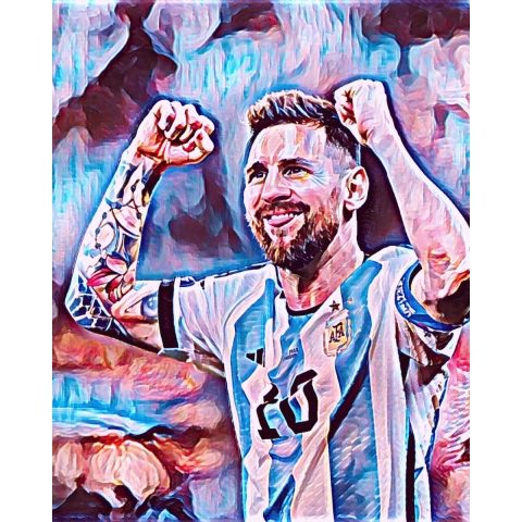 Messi 2 - Canvas - 70 x 100 cm