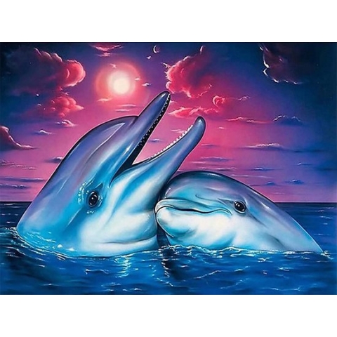 5D Diamond Painting Kit - zelf Diamond Painting Set Kleurrijk Paard, 5D Diamant Schilderij Kits