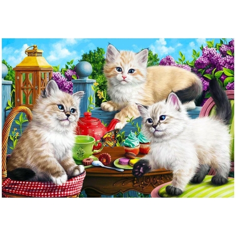Wizardi Diamond Painting Tea Party WD2502