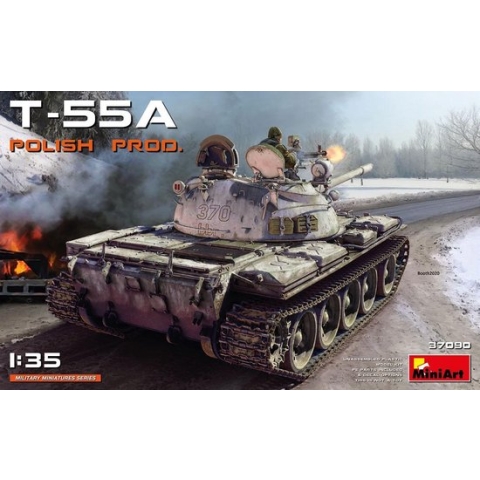 Miniart - T-55a Polish Production 1:35 (4/20) * - MIN37090 - modelbouwsets, hobbybouwspeelgoed voor kinderen, modelverf en accessoires