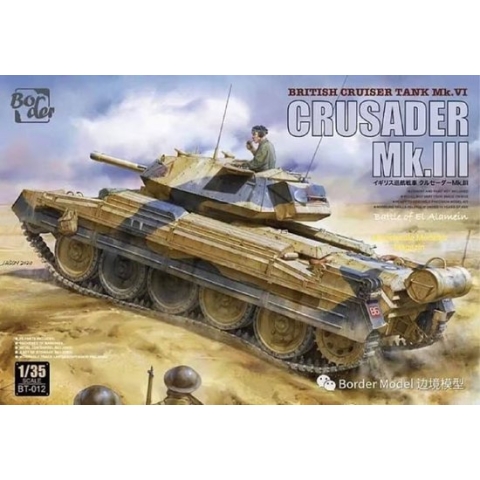 1:35 Border Model BT012 Crusader Mk.III - British Cruiser Tank Mk. VI Plastic Modelbouwpakket