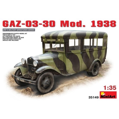 Miniart - Gaz-03-30 Mod.1938 (Min35149) - modelbouwsets, hobbybouwspeelgoed voor kinderen, modelverf en accessoires