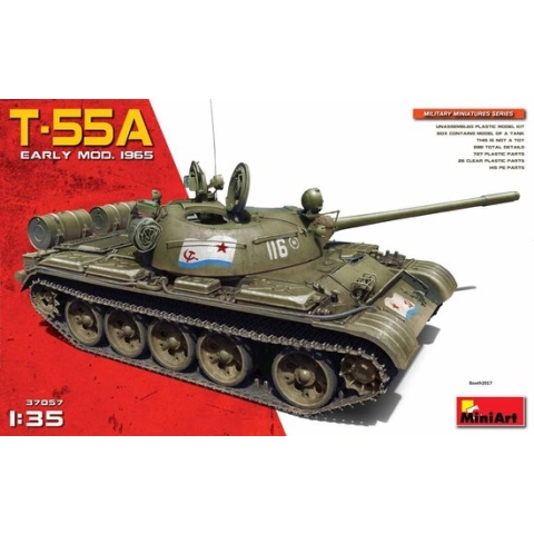 Miniart - T-55a Early Mod. 1965 (Min37057) - modelbouwsets, hobbybouwspeelgoed voor kinderen, modelverf en accessoires