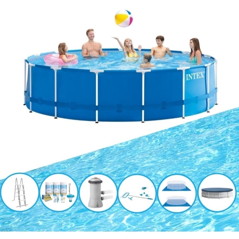 Intex Zwembad Metal Frame - Inclusief accessoires - 457x122 cm