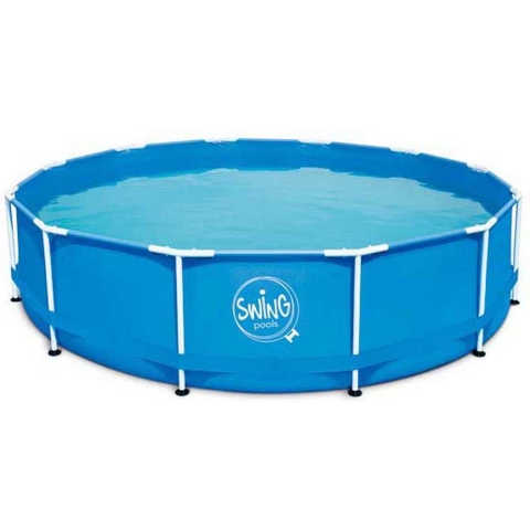 swing pools Pop-up Zwembad met Metalen Frame,3.66 x 0.84 m