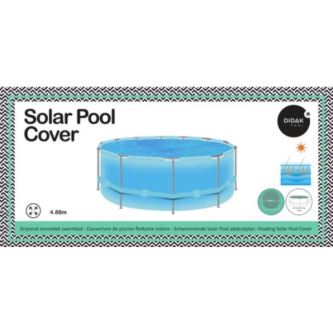 Didak Pool Solar Cover Rond - 4,88 m