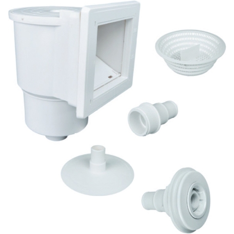 Mini Astral Skimmer wit met inspuiter