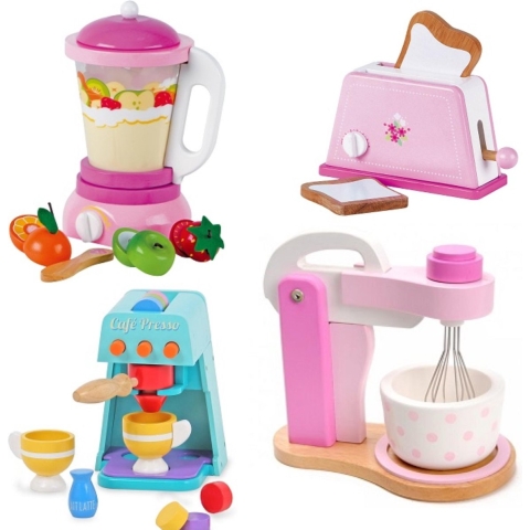 Mentari Keukenmachine set met Broodrooster-espresso-mixer-en blender u krijgt 4 assorti geleverd.
