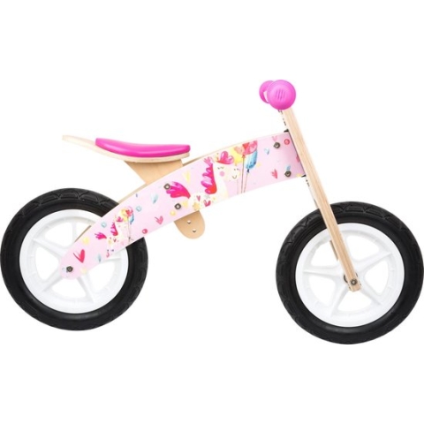 Small Foot Eenhoorn Loopfiets - Loopfiets - Vrouwen - Roze;Blank - 12