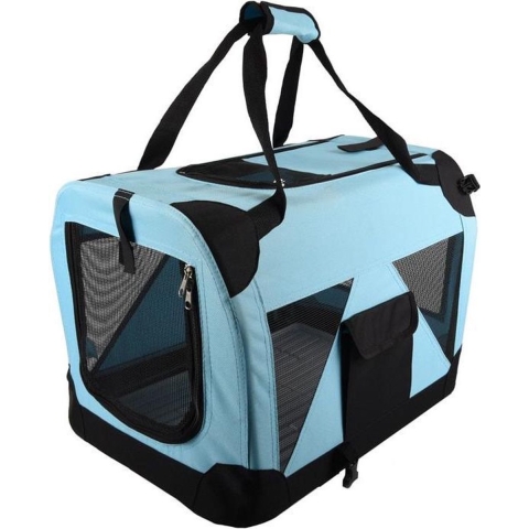 Flamingo Draagtas Opvouwbaar Alix Fun  - Lichtblauw -  48 x 33 x 34 cm