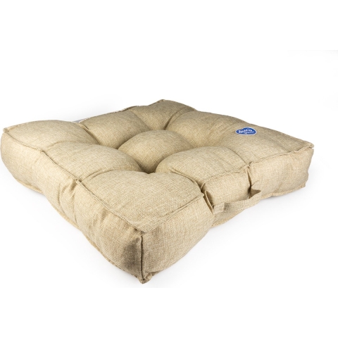 Duvoplus - Dierenkussen - Hond - Kussen Vierkant Quadri 101x101x18cm Beige - 1st