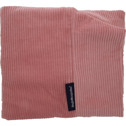 Dog's Companion - Losse hoes oud roze ribcord voor Hondenkussen / Hondenbed - XL - 140x95cm