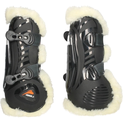 E-quick Peesbeschermers Equick Eshock Legend Bont Zwart - middel