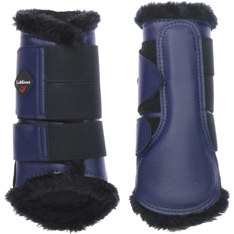 Lemieux Beenbeschermers Fleece Flextrainers Middenblauw - xl