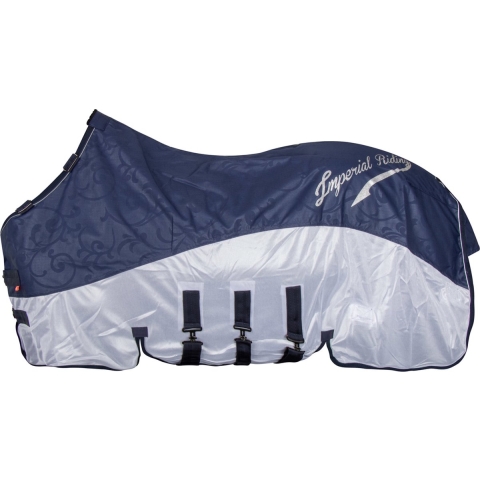 Imperial Riding - Regen- & vliegendeken - Super-dry - Navy - 185
