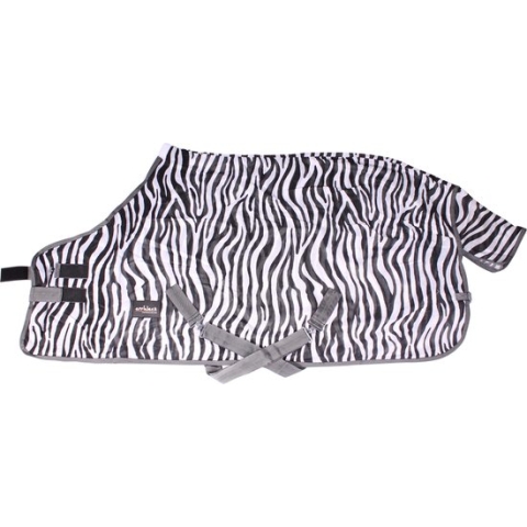 Epplejeck Vliegendeken Zebra Zwart-wit - 155/205