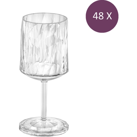 Koziol - Superglas Club No. 9 Wijnglas 200 ml Set van 48 Stuks - Kunststof - Transparant