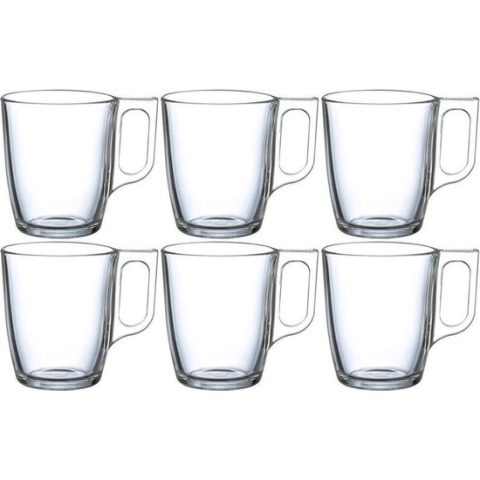 18x stuks Theeglazen/koffieglazen 250 ml - 25 cl - Keukenbenodigd heden - Thee/koffie drinken - Glazen voor thee en koffie - Vaatwasser bestendig