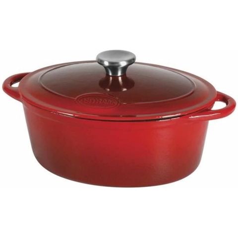Sauspan Sitram Rojo/Blanco Ø 36 cm 9 L Geëmailleerd Staal