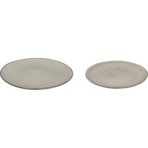 Broste Copenhagen - Set borden Nordic Sand - 4 Dinerborden en 4 Ontbijtborden