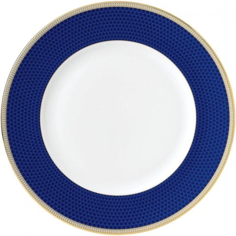 WEDGWOOD - Hibiscus - Bord 27cm accent blauw