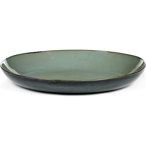 Serax Terres de Rêves Serveerschaal - XL - 35,5cm - Dark Blue/Smokey Blue