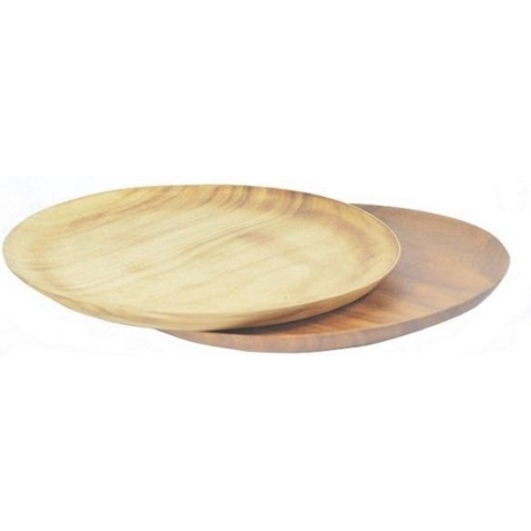 set van 3 houten borden - 22 cm - Kinta - fair trade