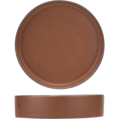 Cosy&Trendy - COPENHAGUE RED CLAY DIEP BORD D21XH5CM, set van 3