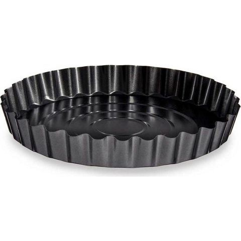 Oven Mould Ø 28 cm Metaal Donker grijs Koolstofstaal (12 Stuks)