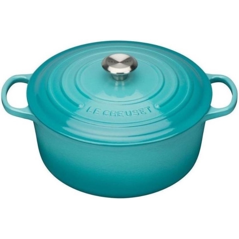 Le Creuset Braadpan Signature Caribbean Blue - ø 24 cm / 4.2 Liter