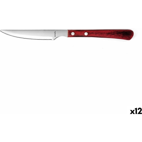 Hakmes Amefa Brasero Metaal Bruin 24 cm 12 Stuks (Pack 12x)