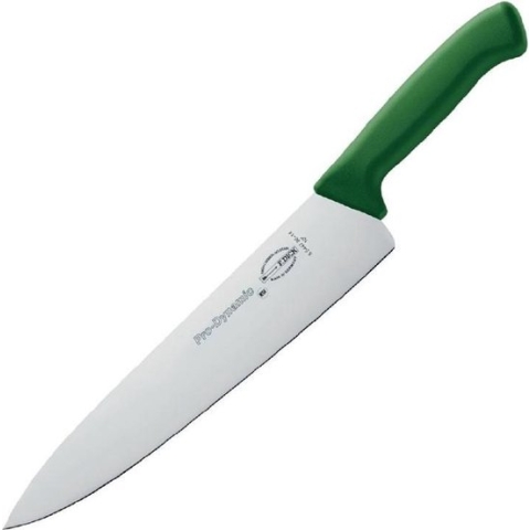 Dick koksmes 25,5cm kleurcode groen