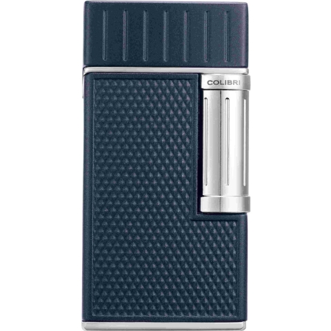 Colibri vuursteenaansteker soft flame Julius Navy + Chrome