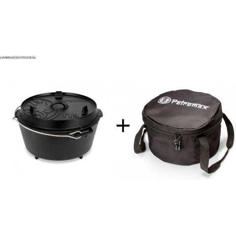 Petromax Dutch Oven set FT9 MET pootjes + Transporttas