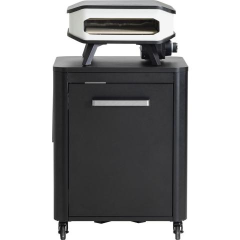 Cozze Trolley Werktafel Opklapbaar Met 1 Deur Zwart