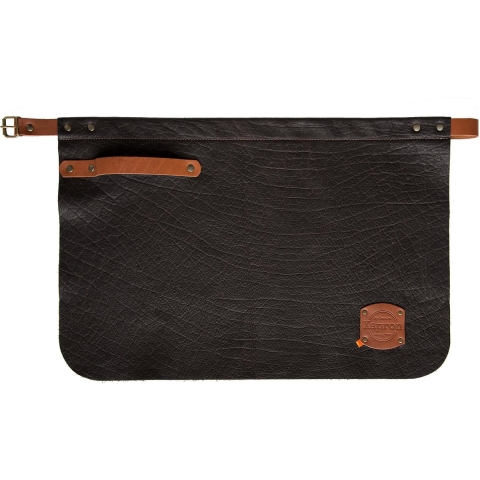 Xapron luxe leren sloof Utah - kleur Choco (bruin)