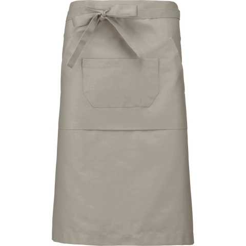 Awesome-Gifts - Professionele Horeca Sloof - K897 Bistro schort - Heupschort - Serveerschort - unisex - lang - 90 x 62,5 cm - per 10 stuks - onbedrukt - Beige