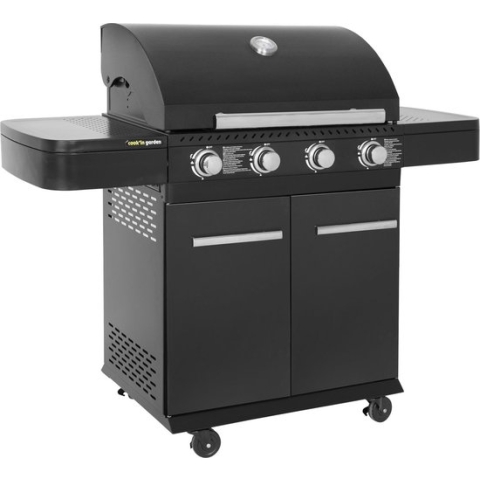 Cook'in Garden - FYRA gasbarbecue met thermometer - 4 branders