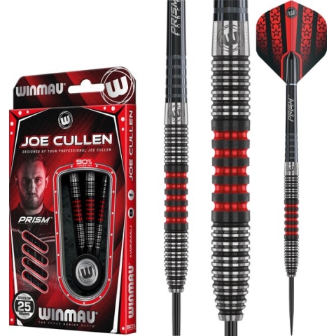 WINMAU - Joe Cullen Signature Edition: Steeltip Tungsten Dartpijlen Professioneel - 25g