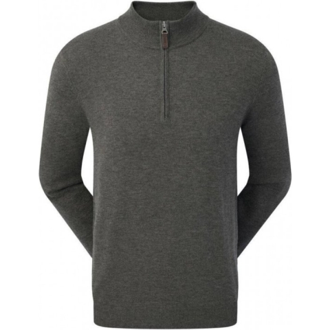 Footjoy Golf pullover wolmix - Grijs - Maat S