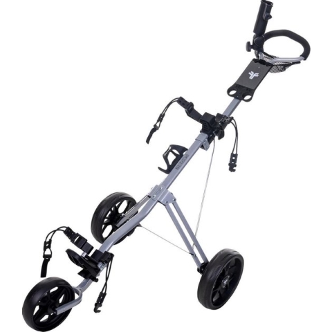 FastFold Force Golftrolley - Zilver Zwart